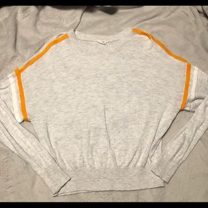 Long sleeve with striped accent!